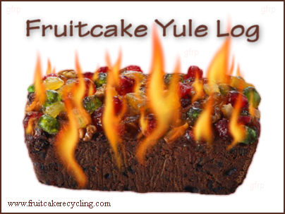 Fruitcake Yule Log